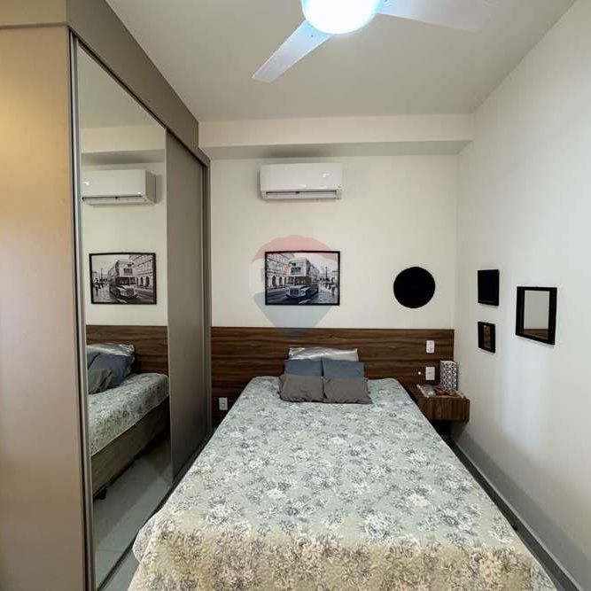 Locação Apartamento 35mts Mobiliado no Edifício Via Appia - Bairro Ribeirânia - Ribeirão Preto/SP - Foto 1