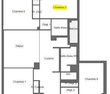 Location appartement, 1 pièce, 1 chambre, surface 21m² - Photo 6