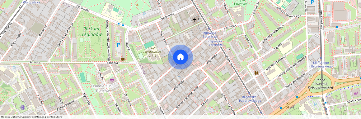 Górna, Piaseczna, Łódź