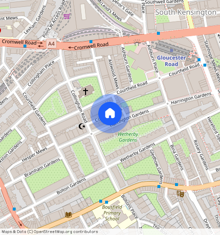 Harrington Gardens South Kensington SW7, London, SW7