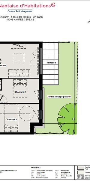 Location Appartement 3 pièces 67m² LA MONTAGNE 44620 - Photo 2