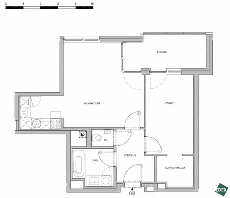 Modernes 2-Zimmer-Apartment mit großer Loggia und optimaler Anbindung im Sonnwendviertel - Photo 5