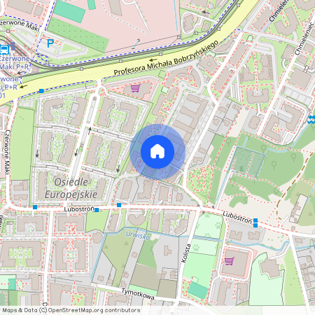 ul. Lubostroń, Ruczaj, Dębniki, Kraków, małopolskie