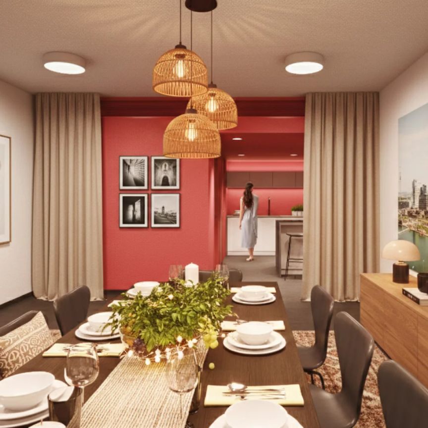 Above the Skyline – Signature Corner Residence mit zwei Loggien und freiem Südblick über ganz Wien - DC2 - Photo 1