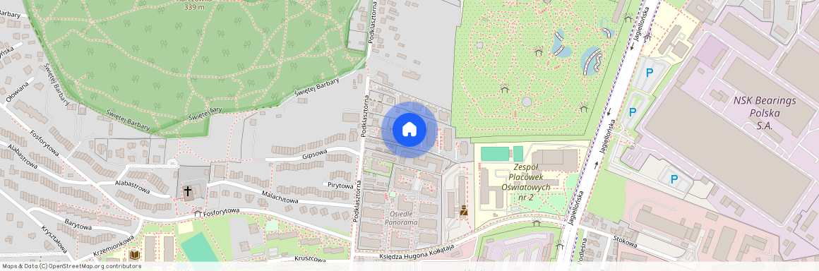 ul. Podklasztorna, Karczówka, Kielce, świętokrzyskie