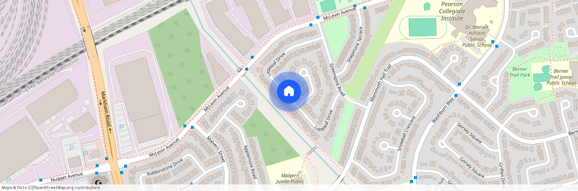 littleleaf DRIVE near McLevin, Scarborough, Scarborough, Toronto, M1B 3J1