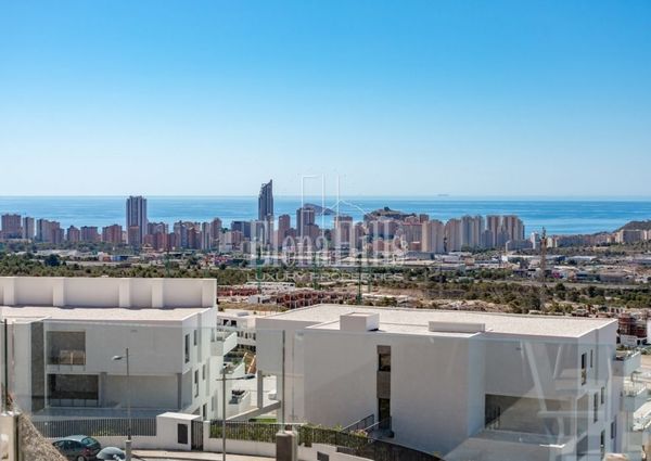 Modern duplex with sea views in Sierra Cortina, Finestrat, Benidorm, Alicante