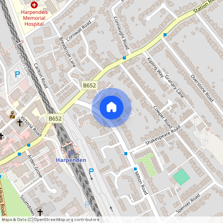 Poets Court, Harpenden AL5