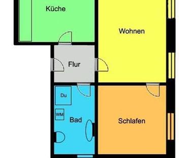 Geniale 2-Zimmerwohnung mit Top-Grundriss, Wohnküche und Tageslicht... - Photo 6