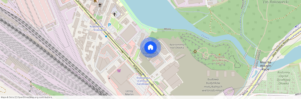 ul. Krakowska, Przedmieście Oławskie, Krzyki, Wrocław, dolnośląskie