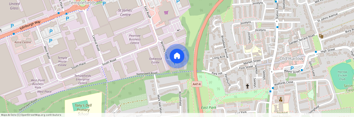 Bromley Close, East Road, Harlow, CM20