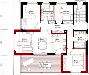 41/2-ROOM APARTMENT IN SCHACHEN (LU), FURNISHED, TEMPORARY - Foto 5