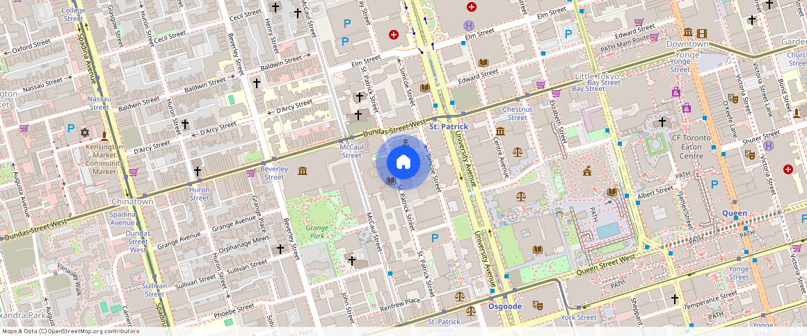 ** St Patrick Street #512, Toronto, University