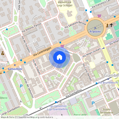 Milano, Via Vincenzo Maria Coronelli - Lorenteggio Frattini