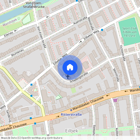 Schellingstraße 13c vorne, Hamburg. Germany