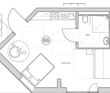 Wohnung / Nachmieter gesucht (Einzug ab November) - Photo 1