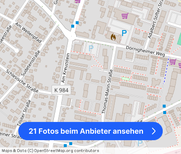 3-Zimmer-Wohnung in Maintal Bischofsheim: Balkon mit Skylineblick, ... - Foto 1