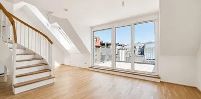 Erstbezug: Moderne 2-Zi-DG-Wohnung mit Balkon, Klimaanlage & Aufzug in 1100 Wien! - Photo 2