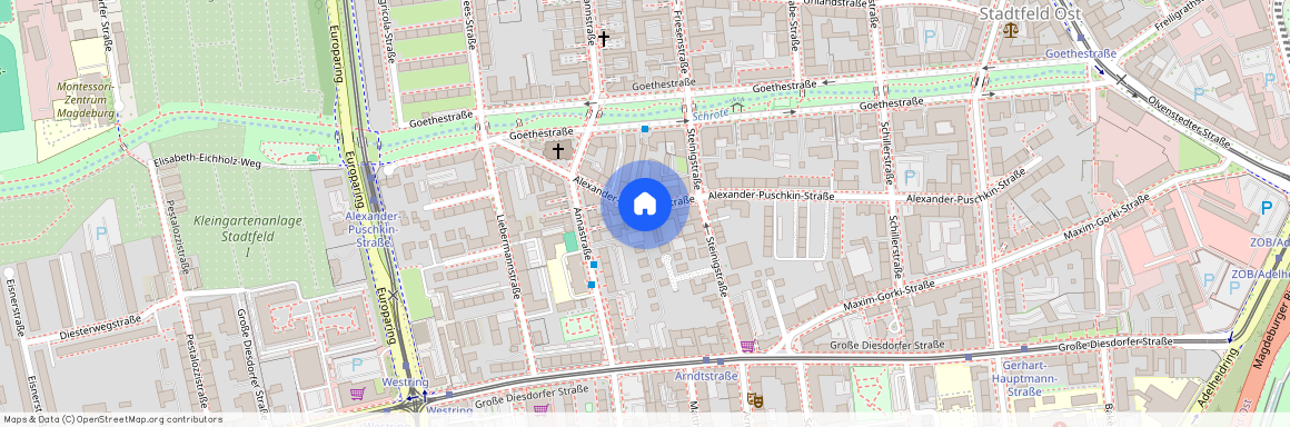 Alexander-Puschkin-Str. 58 Magdeburg Stadtfeld Sachsen-Anhalt 39108