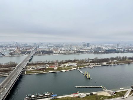 Freie Sicht. Volle Skyline. – 2 Zimmer mit Loggia über der Wiener Innenstadt - DC2 Tower - Foto 4
