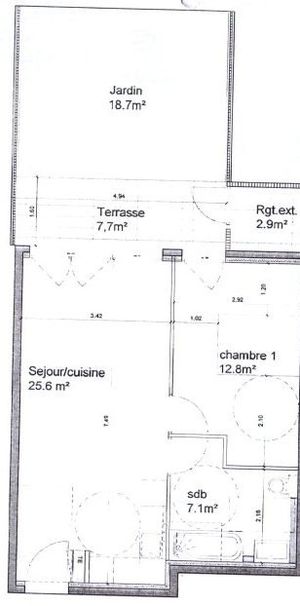 T2 Sabine avec jardin plein sud et garage - Photo 1