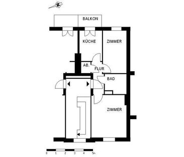 Renovierte 2-Zimmer-Wohnung mit Balkon - Photo 6