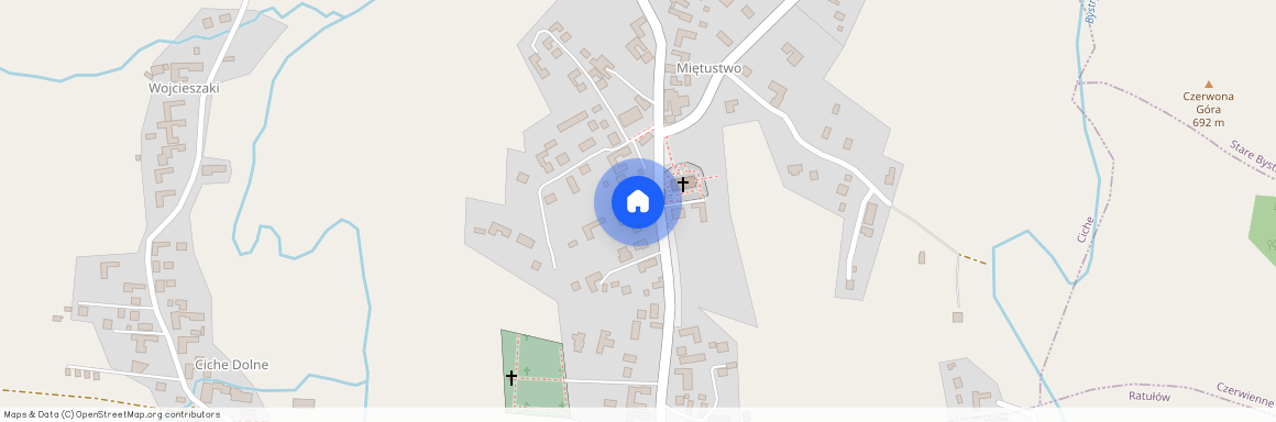 Centrum, dwa pokoje/20 min do, 34-407, Ciche