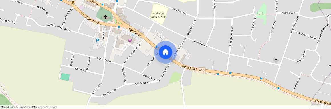 Castle Court, Castle Lane, Hadleigh