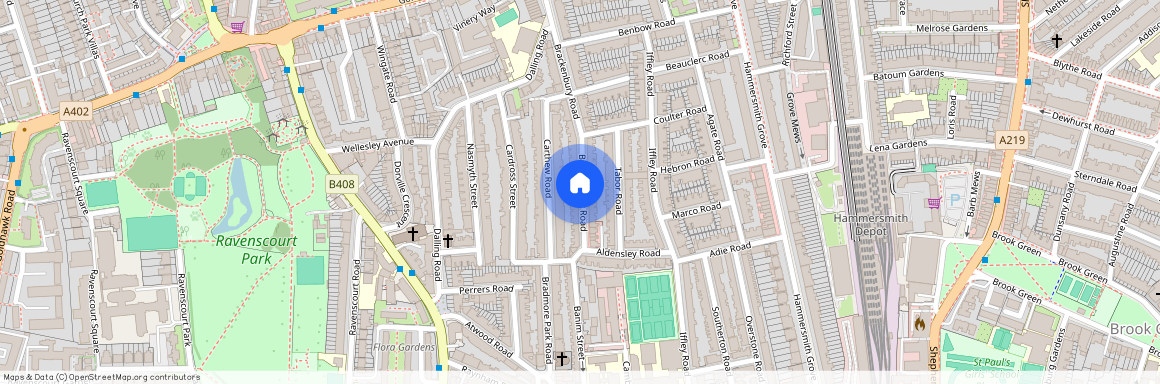 Brackenbury Road, Brackenbury Village, London, W6