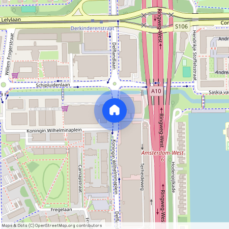 Westlandgracht, 1062 EB, Delflandlaan, Amsterdam