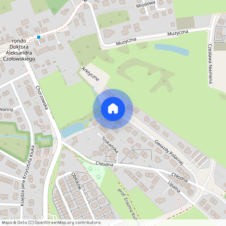 ul. Gwiazdy Polarnej, Osów, Zachód, Szczecin, zachodniopomorskie