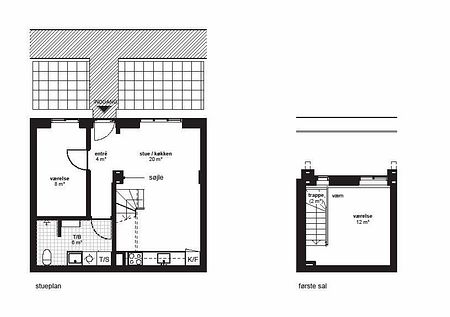 3-værelses i 2 plan i naturskønt område - Photo 5