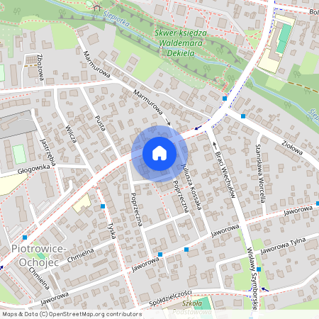 ul. Juliusza Kossaka, Piotrowice-Ochojec, Katowice, śląskie