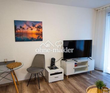 Zentral gelegen, vollmöbilierte 1-Zi Wohnung mit EBK und Balkon in ... - Photo 1