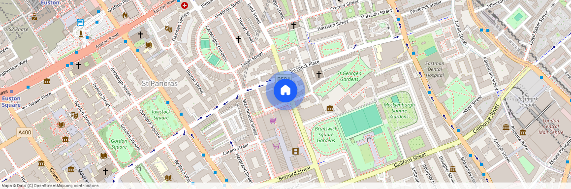 Hunter Street, Hunter Street, WC1N