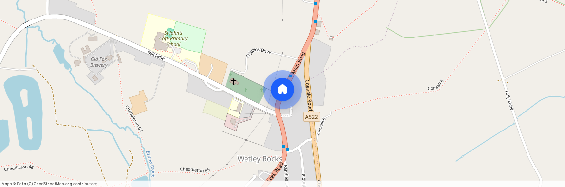 Main Road, Stoke-On-Trent, Whiston