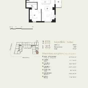 WALT Dorval : unités 4 1/2 disponibles dès maintenant ! Condo à louer Montréal Dorval - appartement / logement - Photo 4
