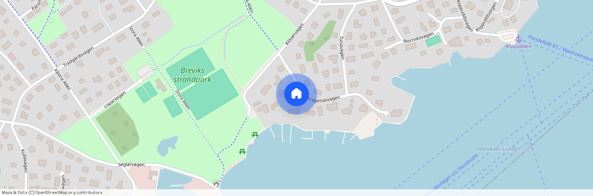 Kragenäsvägen, Lidingö