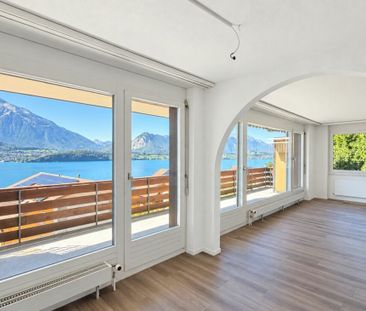 Wohnen mit See- und Bergsicht - 3½ Zimmer mit grossem Balkon in Gunten - Photo 2