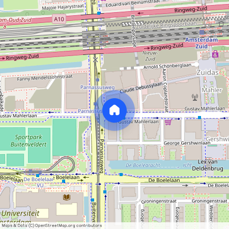 Zuidas, 1082 ME, Gustav Mahlerlaan, Amsterdam