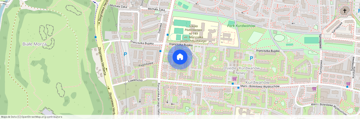 ul. Franciszka Bujaka, Kurdwanów, Podgórze Duchackie, Kraków, małopolskie