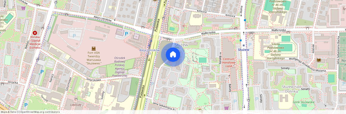 ul. Jana Sebastiana Bacha, Służew, Mokotów, Warszawa, mazowieckie