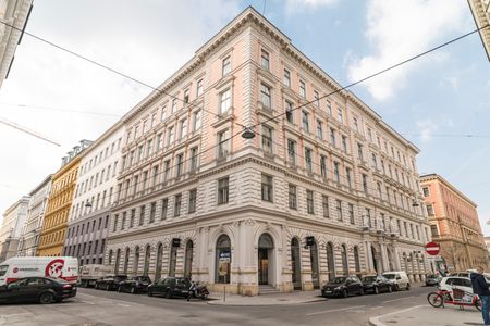 BÖRSE-NÄHE, GONZAGAGASSE, gepflegte 132 m2 Altbau, 3 Zimmer, Extraküche, 2 Bäder, Parketten, U2/U4-Nähe - Photo 2