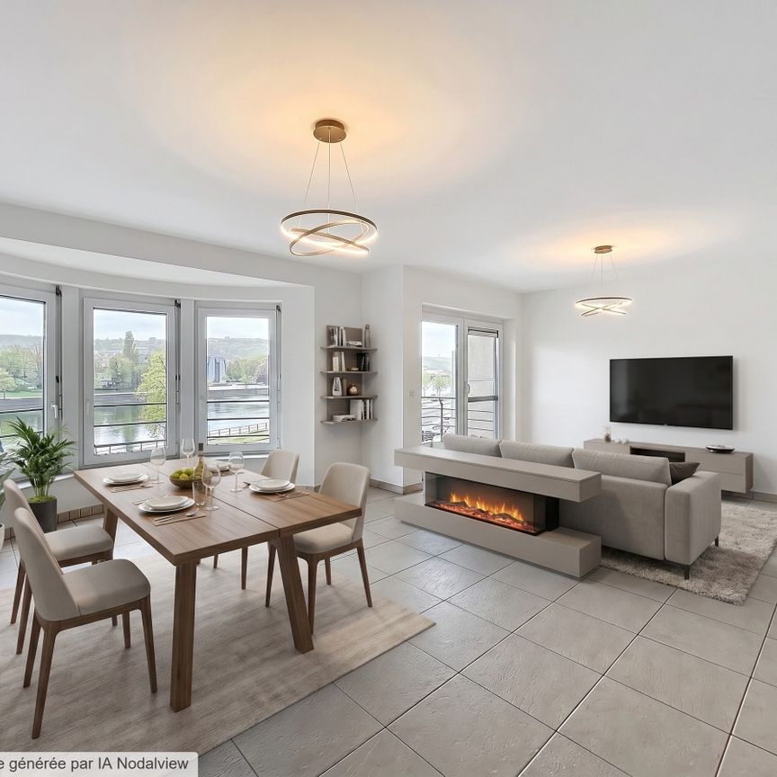 Appartement 3 chambres - terrasses - Vue Meuse - Photo 1