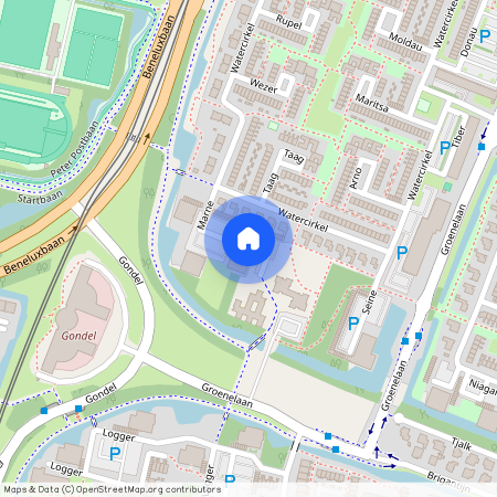 Watercirkelbuurt, 1186 PH, Marne, Amstelveen