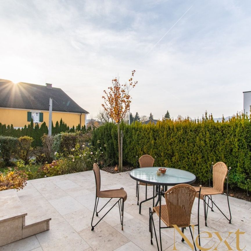 Gemütliche 3-Zimmer-Wohnung mit Eigengarten und Tiefgaragenparkplatz in Leonding-Zentrum zu vermieten! - Photo 1