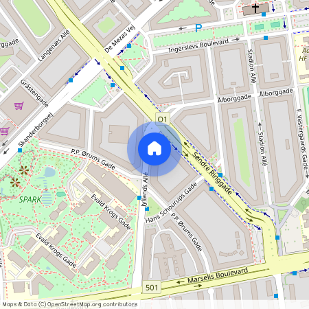 Jyllands Allé 5, 4. tv. 8000 Aarhus C