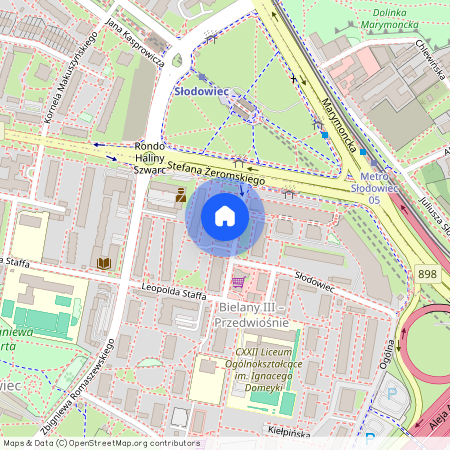 ul. Stefana Żeromskiego, Słodowiec, Bielany, Warszawa, mazowieckie