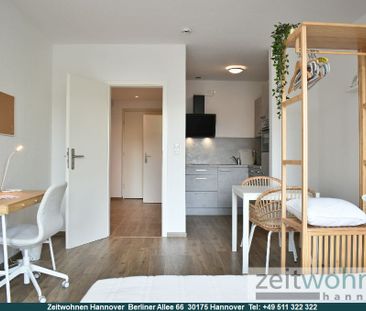 Langenhagen, neuwertig möbliertes Apartment mit Balkon, perfekte Pe... - Foto 1