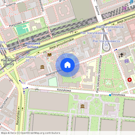 ul. Nowogrodzka, Filtry, Ochota, Warszawa, mazowieckie